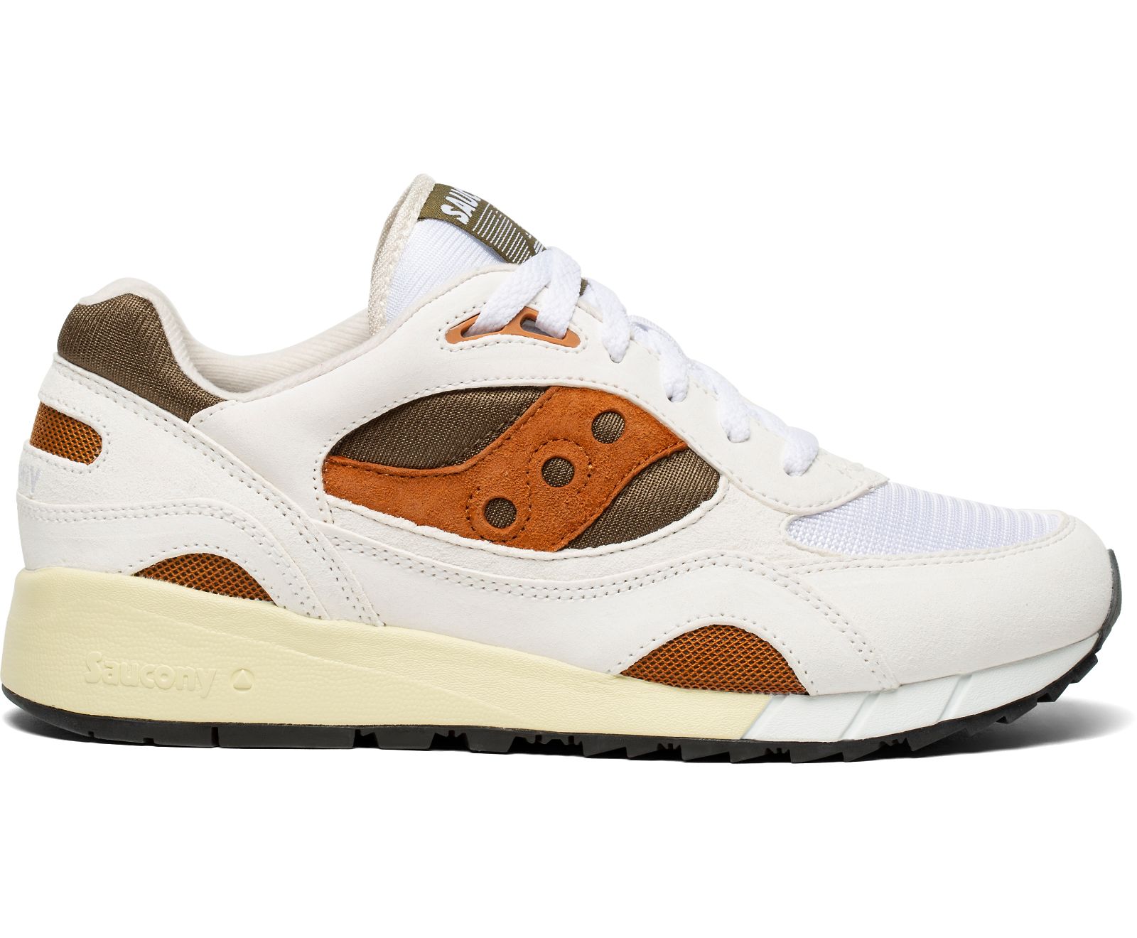 Saucony Shadow 6000 Women\'s Originals White / Khaki | AU 077NWYB